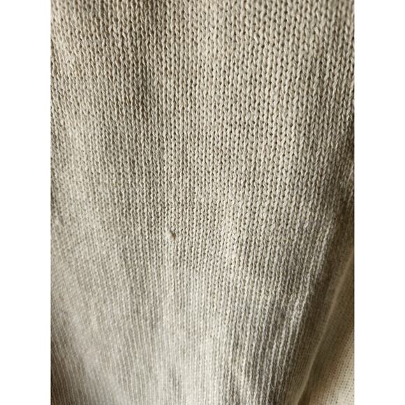 Victoria Harbour White Gold Beads 80s Sweater Women Size Medium - Picture 6 of 7